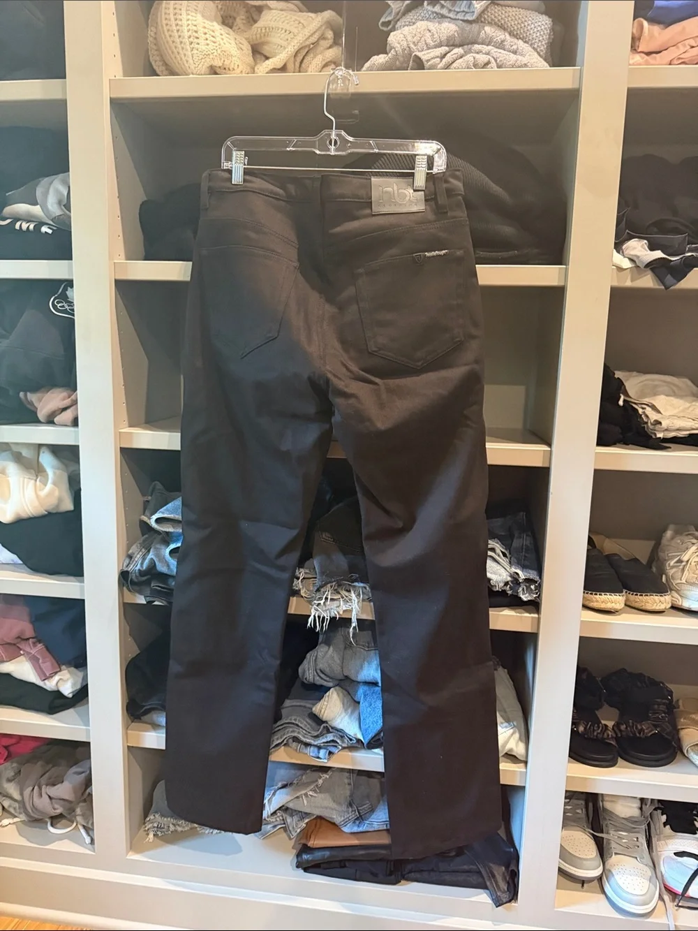 Men's Straight Black motorbike riding Jeans